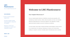 Desktop Screenshot of lmcplasticsource.com